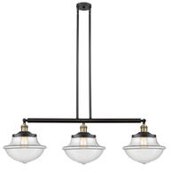 Innovations Lighting 213-BAB-G542 - Oxford - 3 Light - 42 inch - Black Antique Brass - Stem Hung - Island Light