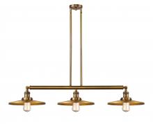 Innovations Lighting 213-BB-MFR-BB-12-LED - Appalachian - 3 Light - 45 inch - Brushed Brass - Stem Hung - Island Light