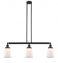 Innovations Lighting 213-BK-G181 - Canton - 3 Light - 39 inch - Matte Black - Stem Hung - Island Light