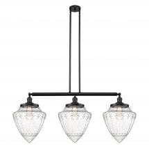 Innovations Lighting 213-BK-G664-12 - Bullet - 3 Light - 40 inch - Matte Black - Stem Hung - Island Light