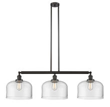 Innovations Lighting 213-OB-G72-L - Bell - 3 Light - 42 inch - Oil Rubbed Bronze - Stem Hung - Island Light