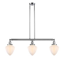 Innovations Lighting 213-PC-G661-7 - Bullet - 3 Light - 38 inch - Polished Chrome - Stem Hung - Island Light