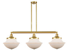 Innovations Lighting 213-SG-G541 - Oxford - 3 Light - 42 inch - Satin Gold - Stem Hung - Island Light