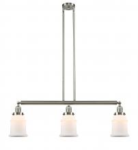 Innovations Lighting 213-SN-G181 - Canton - 3 Light - 39 inch - Brushed Satin Nickel - Stem Hung - Island Light