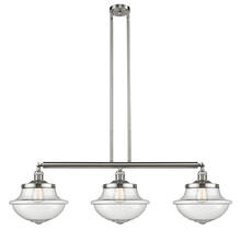 Innovations Lighting 213-SN-G544 - Oxford - 3 Light - 42 inch - Brushed Satin Nickel - Stem Hung - Island Light