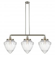 Innovations Lighting 213-SN-G664-12 - Bullet - 3 Light - 40 inch - Brushed Satin Nickel - Stem Hung - Island Light