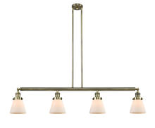 Innovations Lighting 214-AB-G61 - Cone - 4 Light - 51 inch - Antique Brass - Stem Hung - Adjustable Island Light