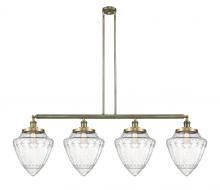 Innovations Lighting 214-AB-G664-12 - Bullet - 4 Light - 50 inch - Antique Brass - Stem Hung - Island Light