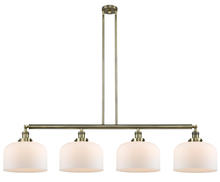 Innovations Lighting 214-AB-G71-L-LED - Bell - 4 Light - 54 inch - Antique Brass - Stem Hung - Island Light