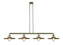 Innovations Lighting 214-AB-MFR-AB-12-LED - Appalachian - 4 Light - 57 inch - Antique Brass - Stem Hung - Island Light