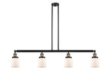 Innovations Lighting 214-BAB-G51 - Bell - 4 Light - 50 inch - Black Antique Brass - Stem Hung - Adjustable Island Light