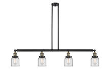 Innovations Lighting 214-BAB-G52 - Bell - 4 Light - 50 inch - Black Antique Brass - Stem Hung - Island Light