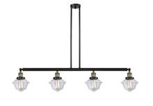 Innovations Lighting 214-BAB-G532 - Oxford - 4 Light - 52 inch - Black Antique Brass - Stem Hung - Adjustable Island Light