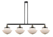 Innovations Lighting 214-BAB-G541-LED - Oxford - 4 Light - 54 inch - Black Antique Brass - Stem Hung - Island Light