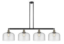 Innovations Lighting 214-BAB-G74-L - Bell - 4 Light - 54 inch - Black Antique Brass - Stem Hung - Adjustable Island Light