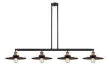 Innovations Lighting 214-BAB-MFR-BK-12 - Appalachian - 4 Light - 57 inch - Black Antique Brass - Stem Hung - Adjustable Island Light