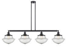 Innovations Lighting 214-BK-G544 - Oxford - 4 Light - 54 inch - Matte Black - Stem Hung - Island Light