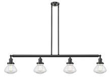 Innovations Lighting 214-OB-G322 - Olean - 4 Light - 51 inch - Oil Rubbed Bronze - Stem Hung - Island Light