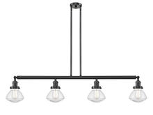 Innovations Lighting 214-OB-G324 - Olean - 4 Light - 51 inch - Oil Rubbed Bronze - Stem Hung - Island Light