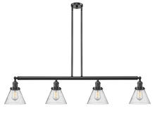 Innovations Lighting 214-OB-G44 - Cone - 4 Light - 52 inch - Oil Rubbed Bronze - Stem Hung - Island Light
