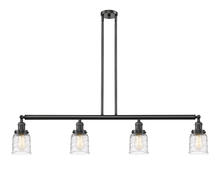 Innovations Lighting 214-OB-G513 - Bell - 4 Light - 50 inch - Oil Rubbed Bronze - Stem Hung - Island Light