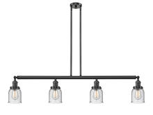 Innovations Lighting 214-OB-G54 - Bell - 4 Light - 50 inch - Oil Rubbed Bronze - Stem Hung - Island Light