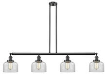 Innovations Lighting 214-OB-G72 - Bell - 4 Light - 53 inch - Oil Rubbed Bronze - Stem Hung - Island Light