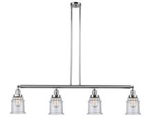 Innovations Lighting 214-PC-G184 - Canton - 4 Light - 51 inch - Polished Chrome - Stem Hung - Adjustable Island Light