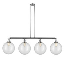 Innovations Lighting 214-PC-G202-12 - Beacon - 4 Light - 56 inch - Polished Chrome - Stem Hung - Adjustable Island Light