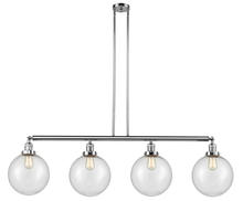 Innovations Lighting 214-PC-G204-10 - Beacon - 4 Light - 54 inch - Polished Chrome - Stem Hung - Adjustable Island Light