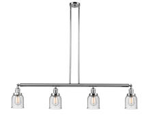 Innovations Lighting 214-PC-G54 - Bell - 4 Light - 50 inch - Polished Chrome - Stem Hung - Adjustable Island Light