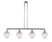 Innovations Lighting 214-PC-G664-7 - Bullet - 4 Light - 50 inch - Polished Chrome - Stem Hung - Island Light