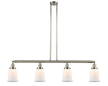 Innovations Lighting 214-PN-G181 - Canton - 4 Light - 51 inch - Polished Nickel - Stem Hung - Adjustable Island Light