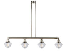 Innovations Lighting 214-PN-G532 - Oxford - 4 Light - 52 inch - Polished Nickel - Stem Hung - Adjustable Island Light
