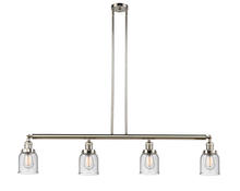 Innovations Lighting 214-PN-G54 - Bell - 4 Light - 50 inch - Polished Nickel - Stem Hung - Adjustable Island Light