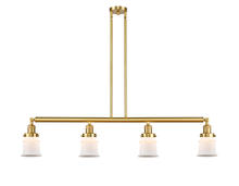 Innovations Lighting 214-SG-G181S - Canton - 4 Light - 51 inch - Satin Gold - Stem Hung - Adjustable Island Light
