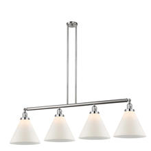 Innovations Lighting 214-SN-G41-L-LED - Cone - 4 Light - 56 inch - Brushed Satin Nickel - Stem Hung - Adjustable Island Light
