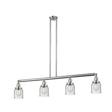 Innovations Lighting 214-SN-G54 - Bell - 4 Light - 50 inch - Brushed Satin Nickel - Stem Hung - Adjustable Island Light