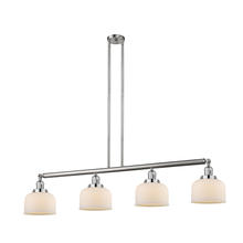 Innovations Lighting 214-SN-G71 - Bell - 4 Light - 53 inch - Brushed Satin Nickel - Stem Hung - Adjustable Island Light