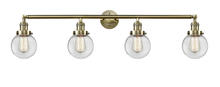 Innovations Lighting 215-AB-G202-6 - Beacon - 4 Light - 42 inch - Antique Brass - Adjustable Bath Vanity Light