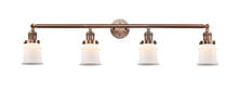 Innovations Lighting 215-AC-G181S - Canton - 4 Light - 42 inch - Antique Copper - Bath Vanity Light