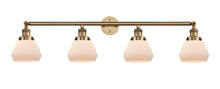 Innovations Lighting 215-BB-G171 - Fulton - 4 Light - 43 inch - Brushed Brass - Bath Vanity Light