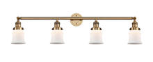 Innovations Lighting 215-BB-G181S - Canton - 4 Light - 42 inch - Brushed Brass - Bath Vanity Light