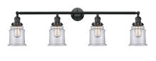 Innovations Lighting 215-BK-G182 - Canton - 4 Light - 42 inch - Matte Black - Bath Vanity Light