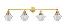 Innovations Lighting 215-SG-G534 - Oxford - 4 Light - 46 inch - Satin Gold - Bath Vanity Light