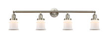 Innovations Lighting 215-SN-G181S - Canton - 4 Light - 42 inch - Brushed Satin Nickel - Bath Vanity Light