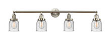 Innovations Lighting 215-SN-G54-LED - Bell - 4 Light - 42 inch - Brushed Satin Nickel - Bath Vanity Light