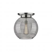 Innovations Lighting 221-1F-PC-G1213-16SM - Athens Deco Swirl - 1 Light - 16 inch - Polished Chrome - Flush Mount