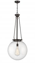 Innovations Lighting 221-1P-OB-G204-18 - Beacon - 1 Light - 18 inch - Oil Rubbed Bronze - Chain Hung - Pendant