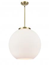 Innovations Lighting 221-1S-AB-G121-18-LED - Athens - 1 Light - 18 inch - Antique Brass - Stem Hung - Pendant